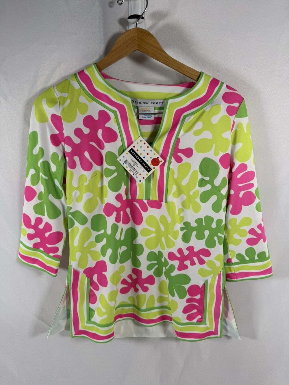 NWT Gretchen Scott Henri Knit Tunic Size Small New $109